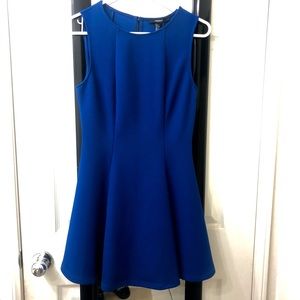 FOREVER21 Royal Blue Mini Flare Dress